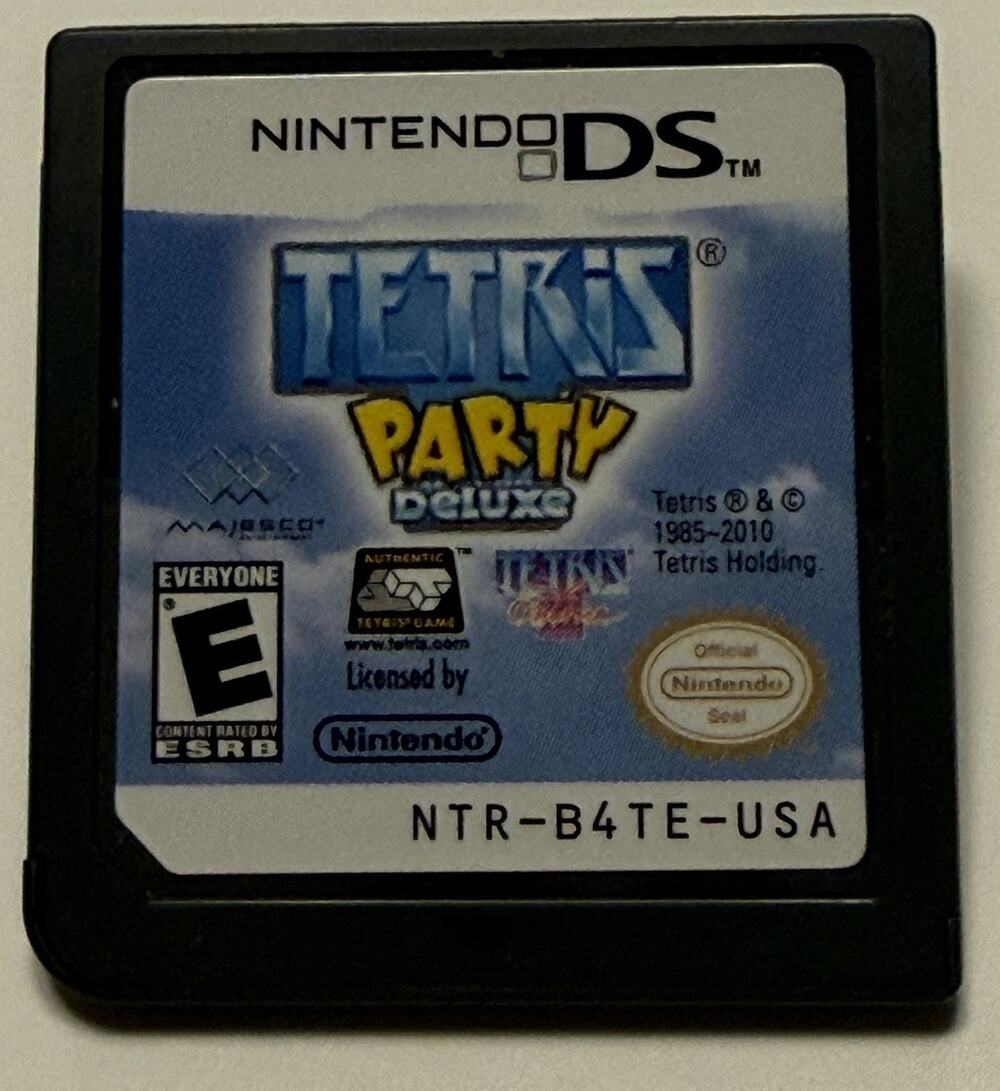 Tetris Party Deluxe (Nintendo DS) - CARTRIDGE ONLY Tested And Working Free Ship!